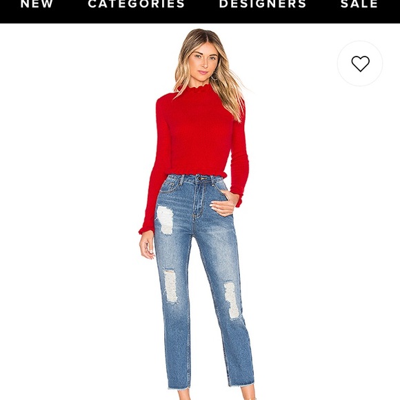 By the way. Distressed High Rise Jeans 26 4 2 - Picture 2 of 7